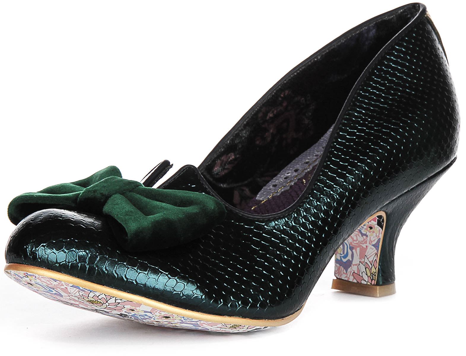 Irregular Choice Dazzle Razzle: Scarpe Mary Jane Donna Wide Fit, Rosse Con Pizzo E Fiocco!