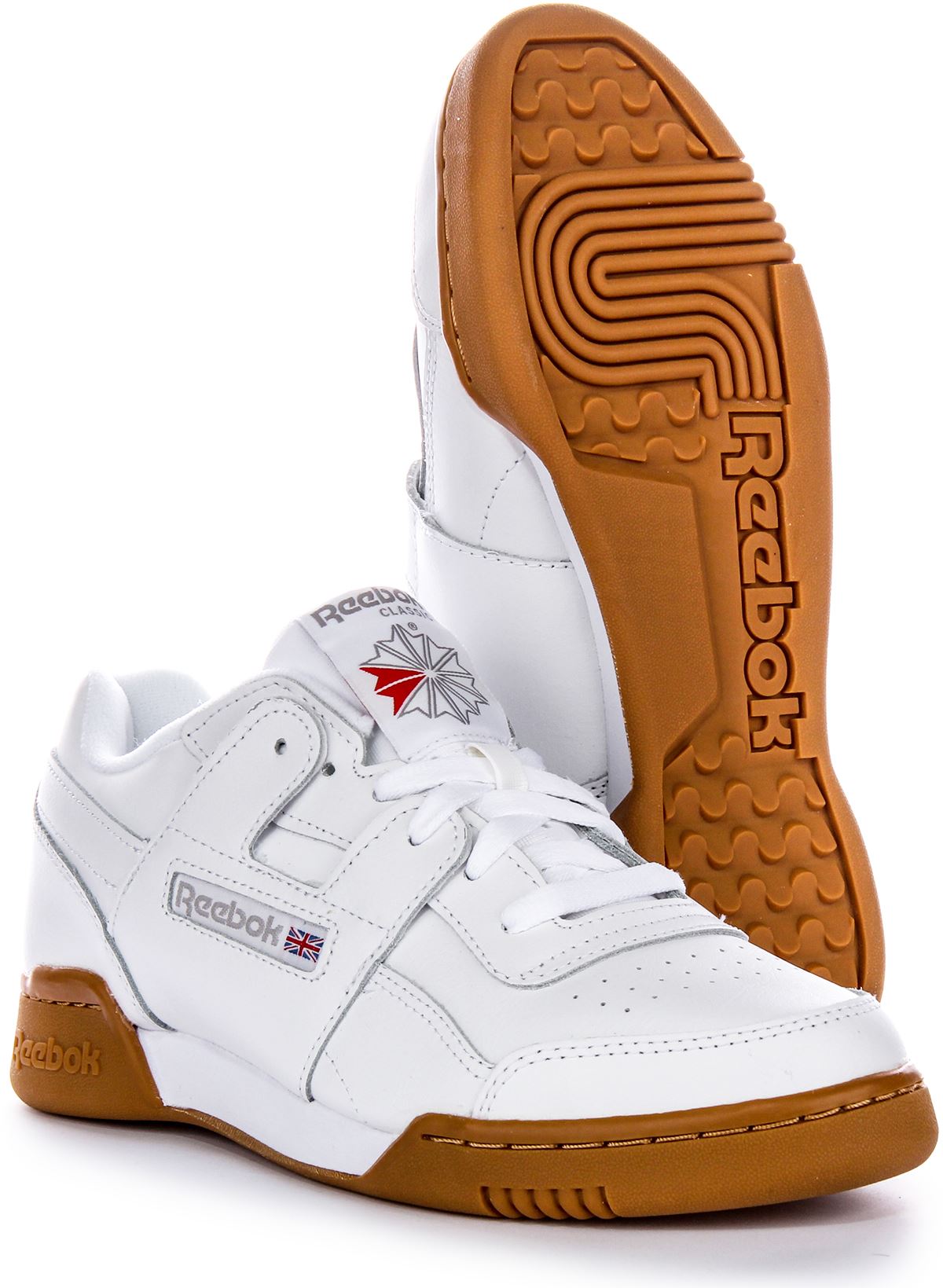 Reebok Workout Plus Full Grain Leather Retro Mens Sneaker 