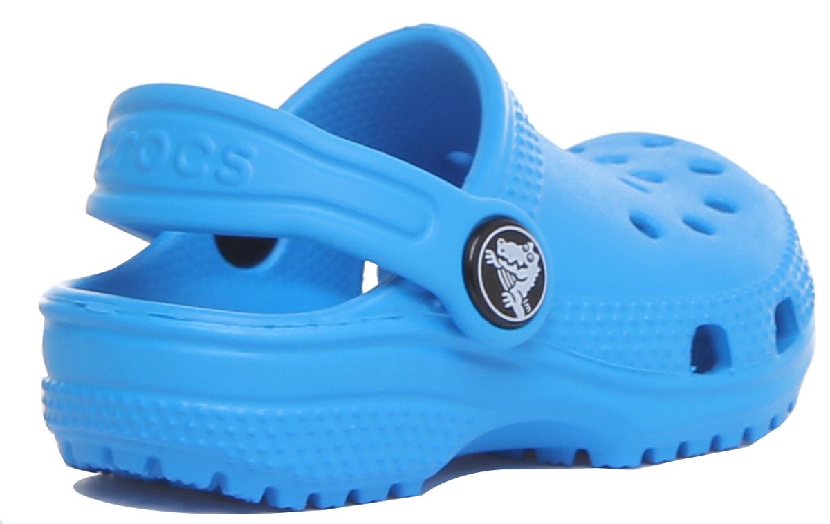 Sandalia Crocs Clásica Niños/Juniors Correa Trasera en Varios Colores Talla UK 1-13 - Imagen 10 de 49