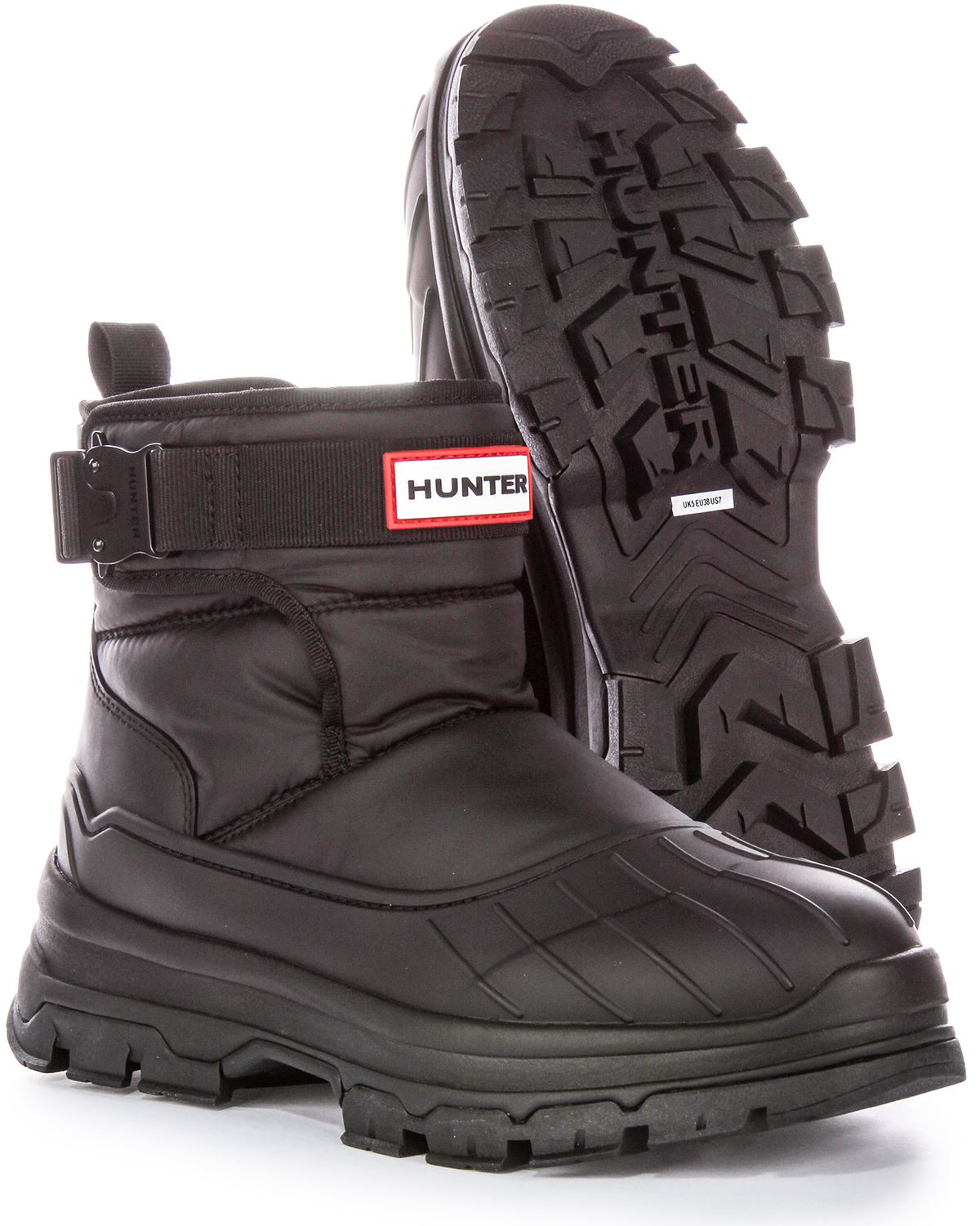 Hunter Short Short Buckle Snow Black Women Sneaker US 5 - 10 | eBay