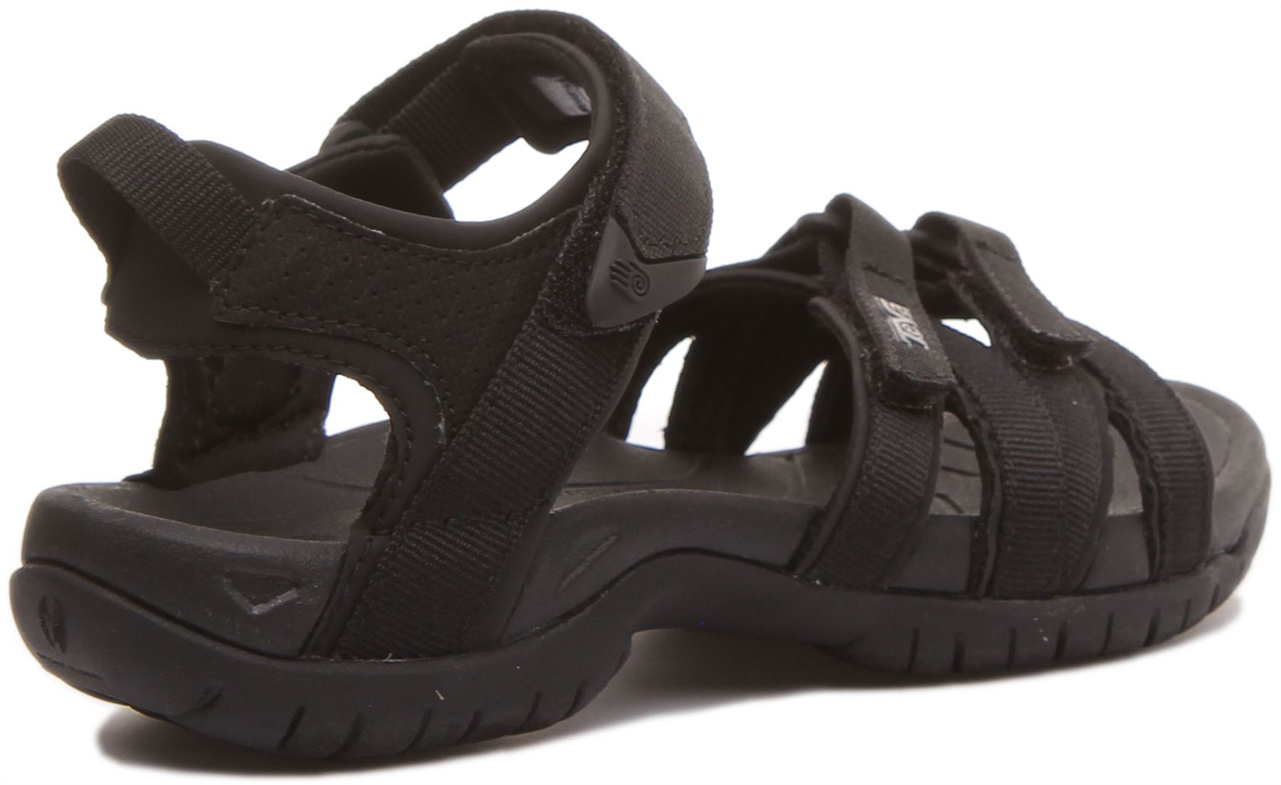 Teva Tirra Womens 3 Hook And Loop Strap Sandal In Black Mono UK Size 3 - 8 | eBay