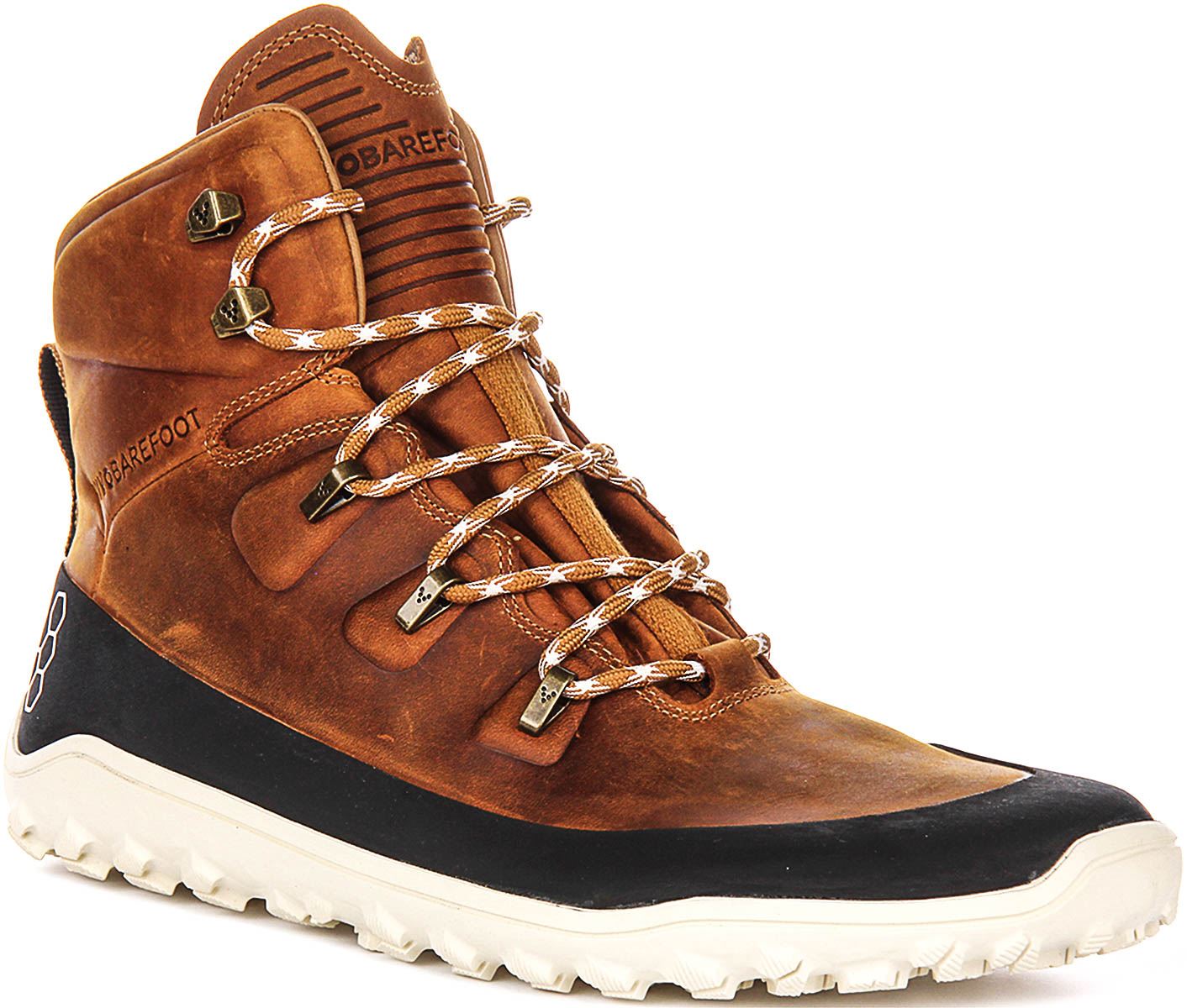 Vivobarefoot Tracker Leder Thermal Schnürer Herren Boots IN Khaki Brown EU 39-46
