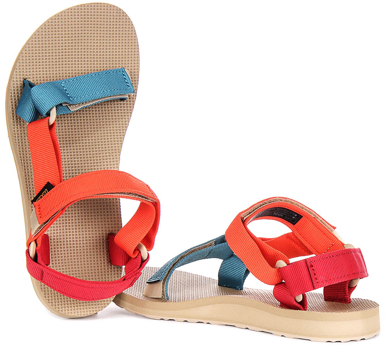 Teva Original Universal Back Strap Vegan Womens Sandals Black Multi US 6 - 9 - Picture 23 of 25