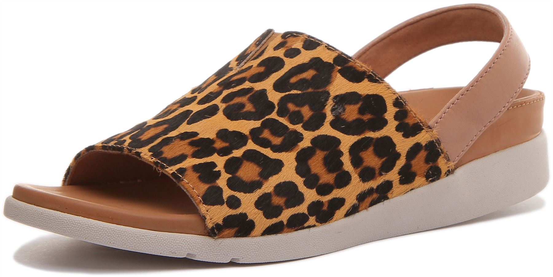 Strive Womens Mara Leopard Sling Back Back Strap Orthotic Mule Size UK 3 - 8 - Picture 13 of 13