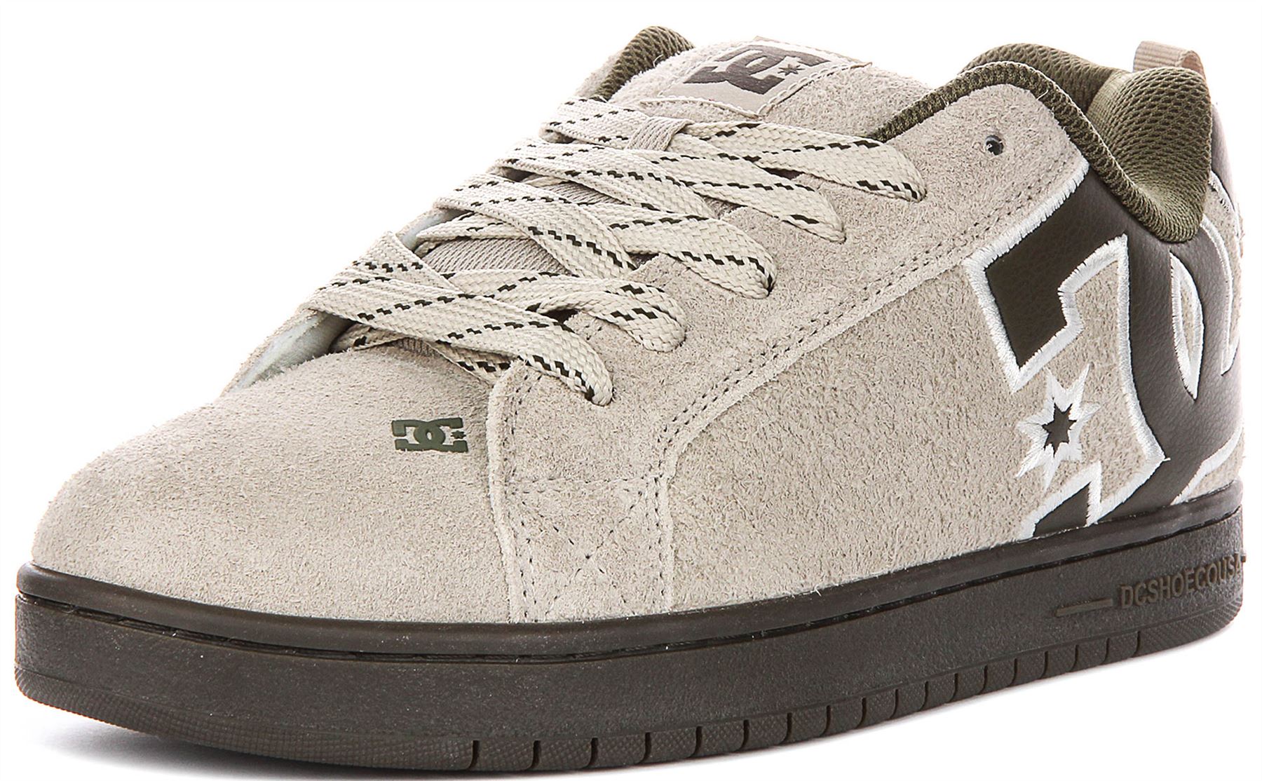Dc Shoes Court Graffik Low Top Lace Up Mens Sneakers In Black