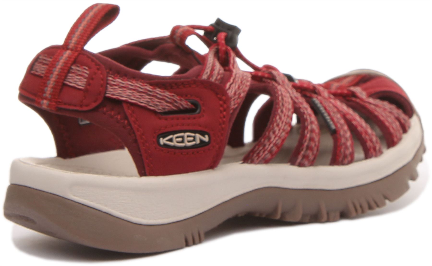 Keen Whisper Womens Light Weight Adjustable Sandal In Red US Size 6 - 11 | eBay
