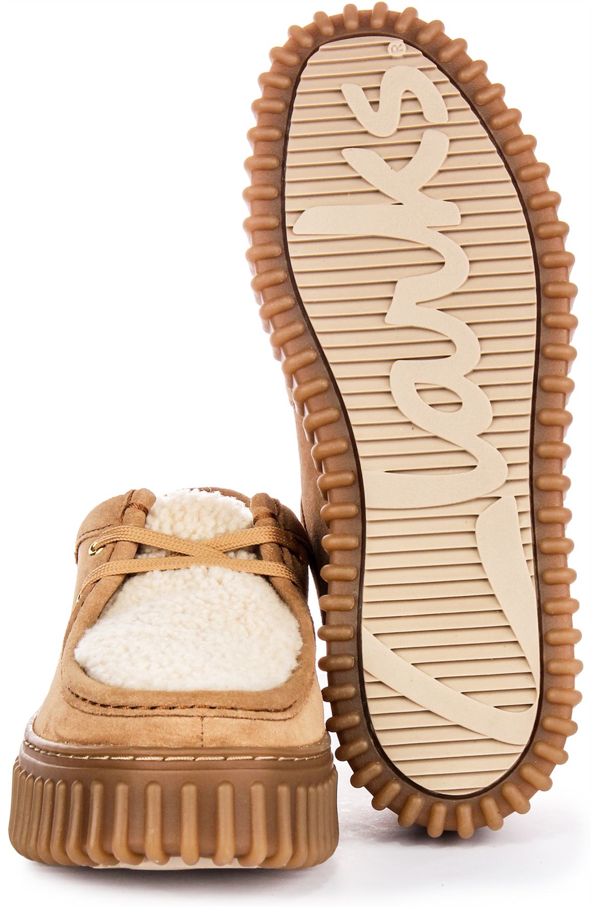 Clarks Torhill Bee Ribbed Nubuck Leather Womens Casual Shoes In