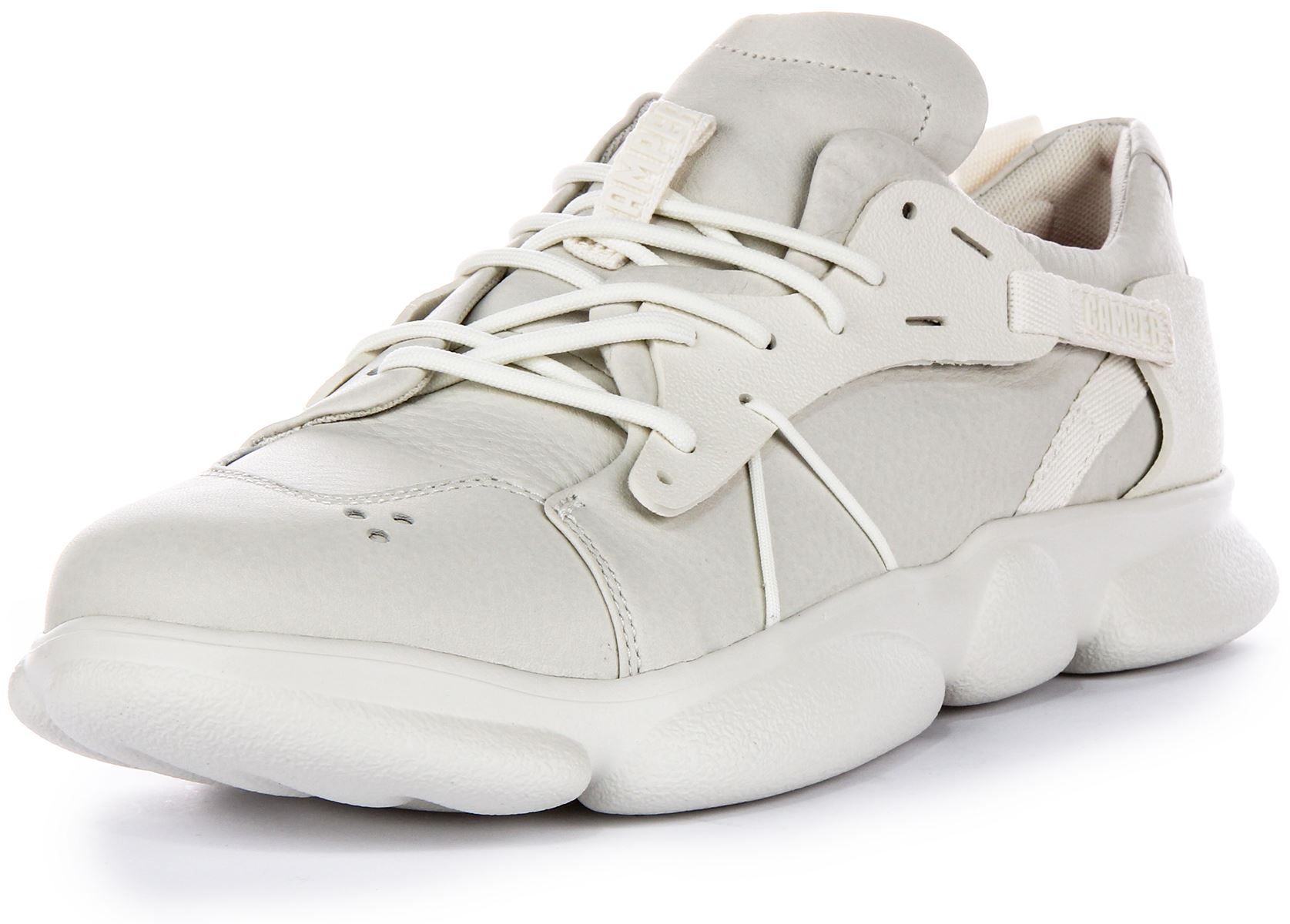 Camper Lace Up Non Dyed Sport Organic Leather Mens Trainer Off White UK 6 - 12