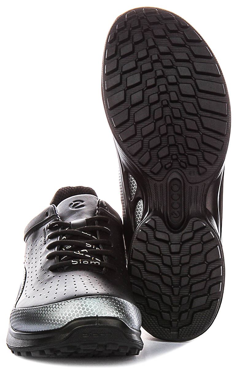 Ecco Biom Energi M Outdoor Lace Up Mens Trainer In Black Silver UK 7 - 12
