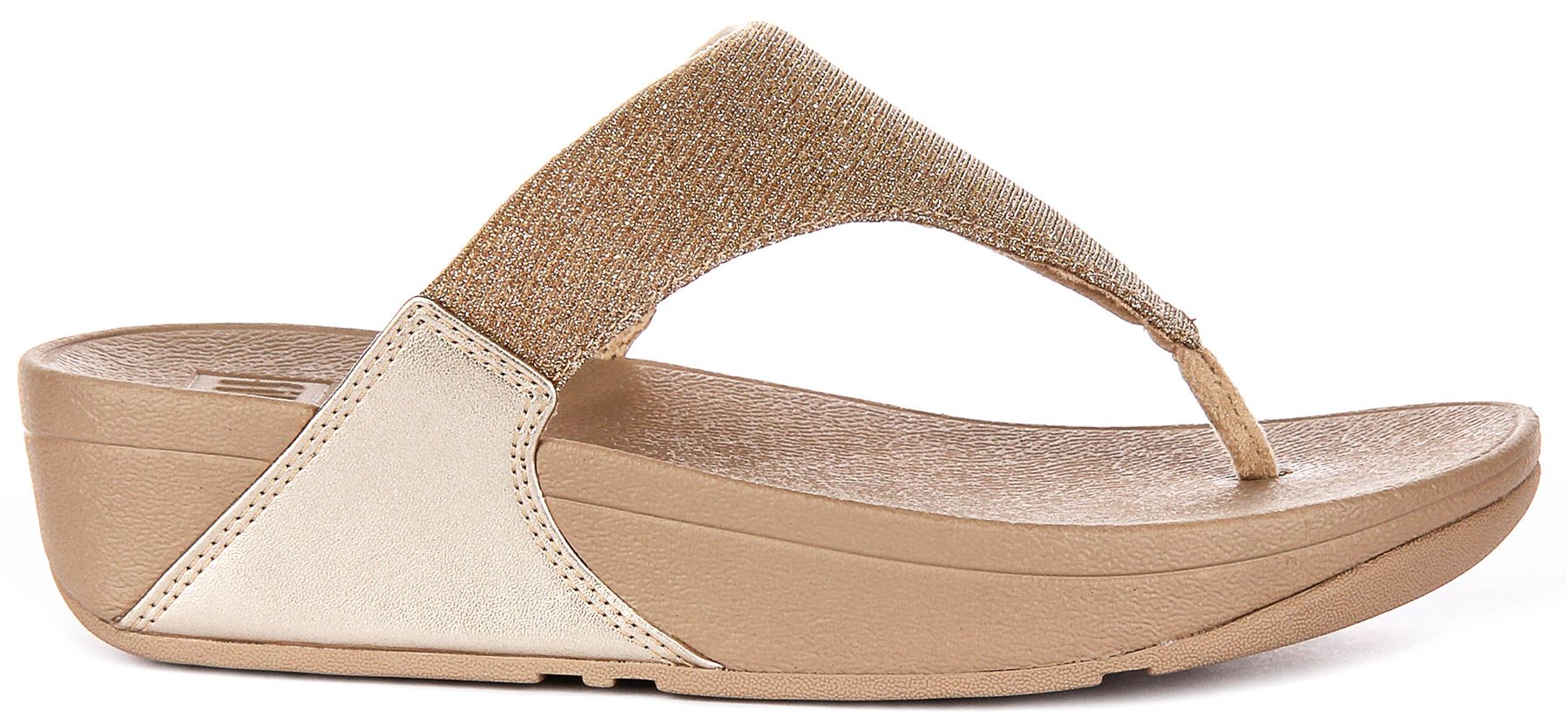 Sandalia Para Mujer Fitflop Lulu Shimmerlux En Pewter UK 3 - 8 - Imagen 9 de 25