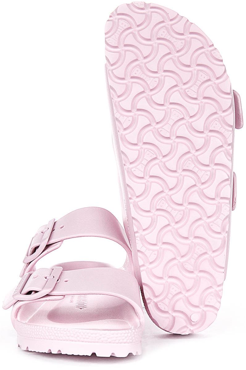 Birkenstock Arizona Eva Slide Narrow 2 Buckle Strap Womens Sandal Pink UK 3 - 8 - Picture 12 of 25