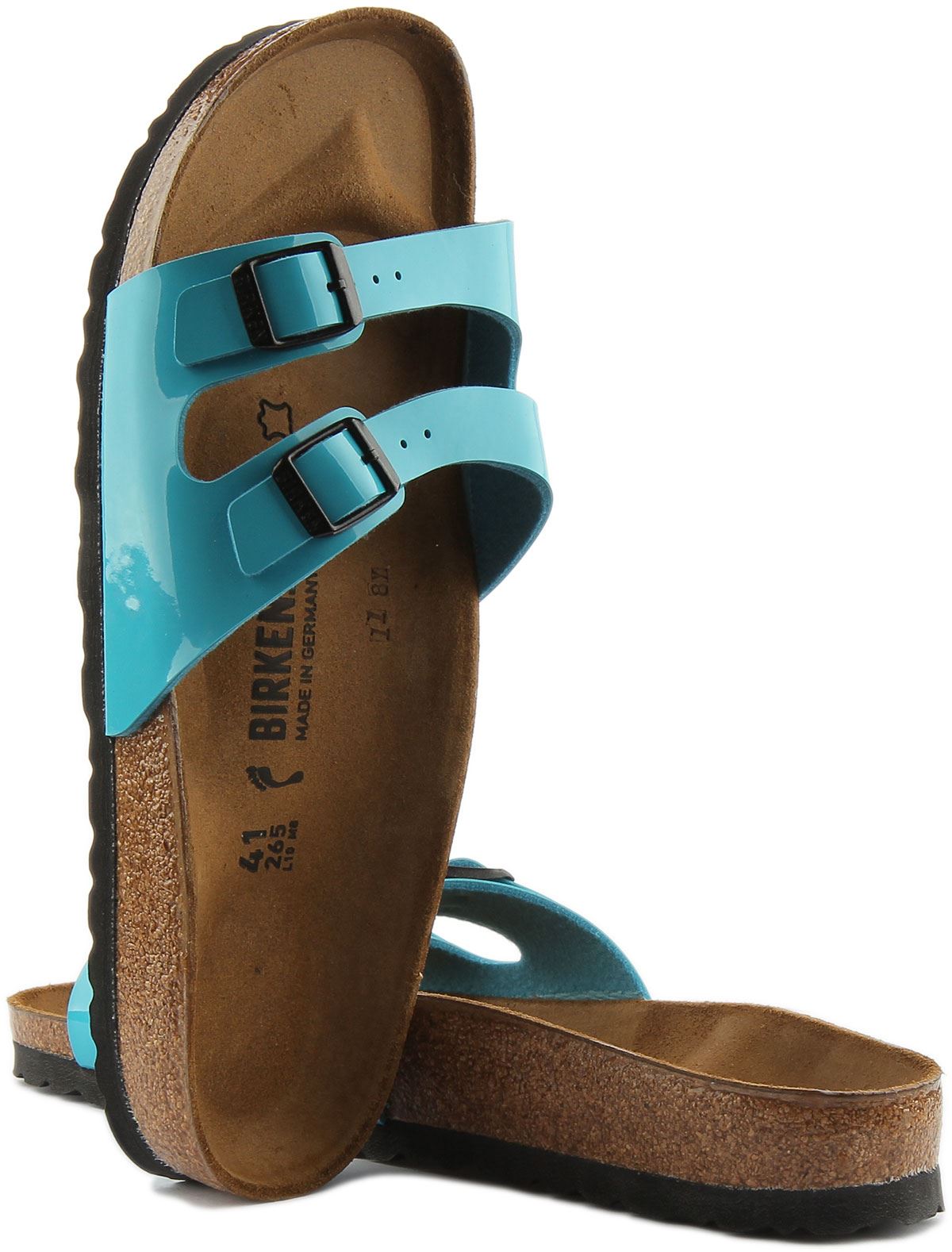 Birkenstock Ibiza Adjustable Double Strap Sandals Sea Blue Womens UK 7 - 8 - Picture 10 of 12