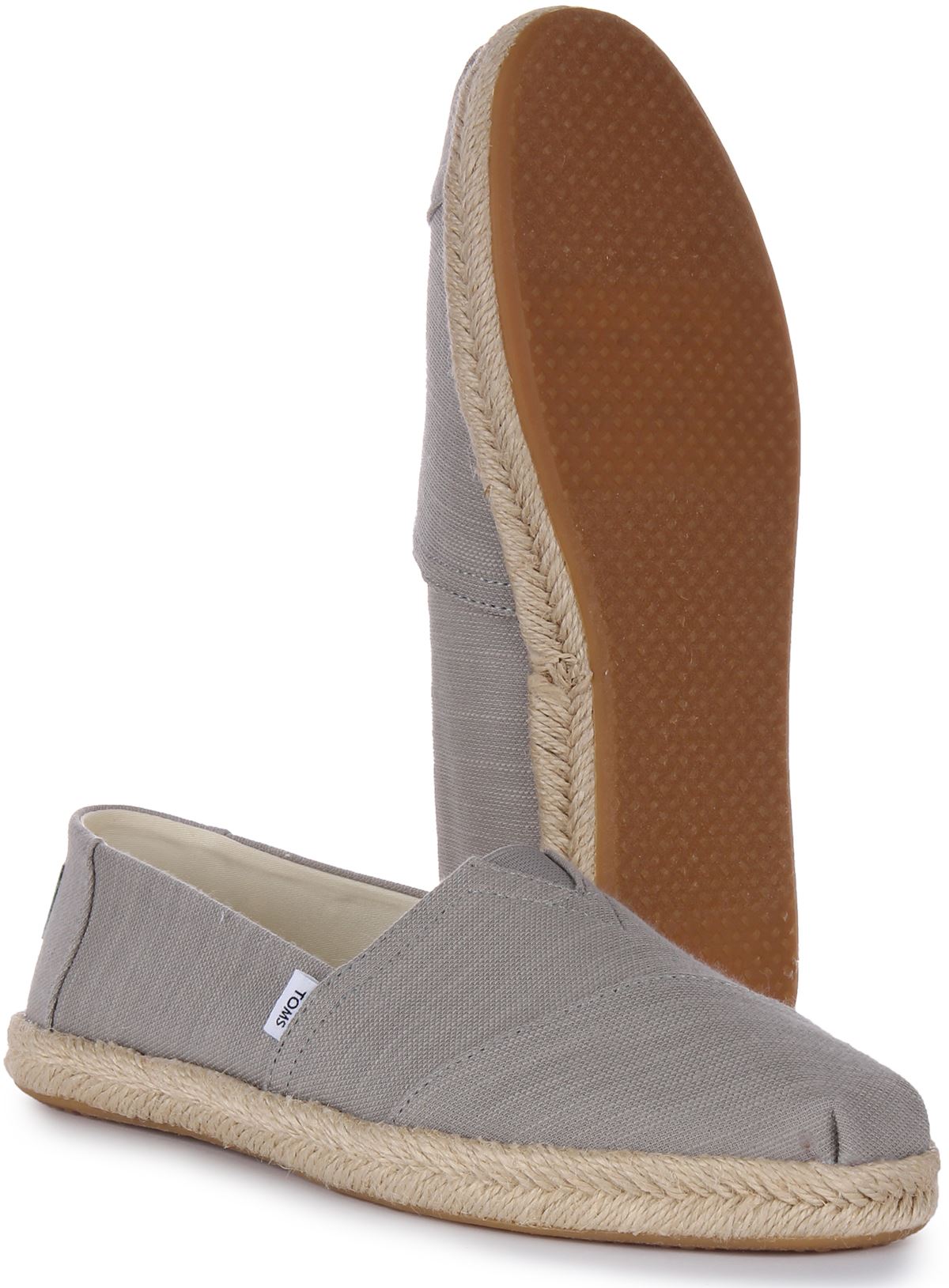 Toms Alpargata Recycled Vegan Pull On Gore Mens Trainer In Grey UK  4 - 8
