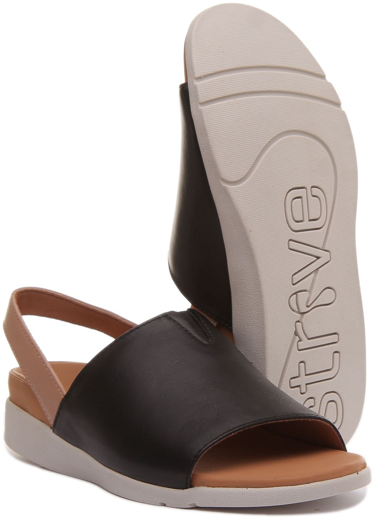 Strive Womens Mara Leopard Sling Back Back Strap Orthotic Mule Size UK 3 - 8 - Picture 6 of 13