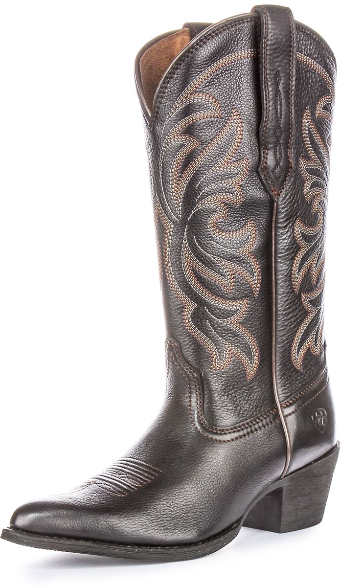 Ariat Heritage J Toe Duratread Pull Tab Western Womens Boot In Brown UK 3 - 9 - Picture 7 of 19