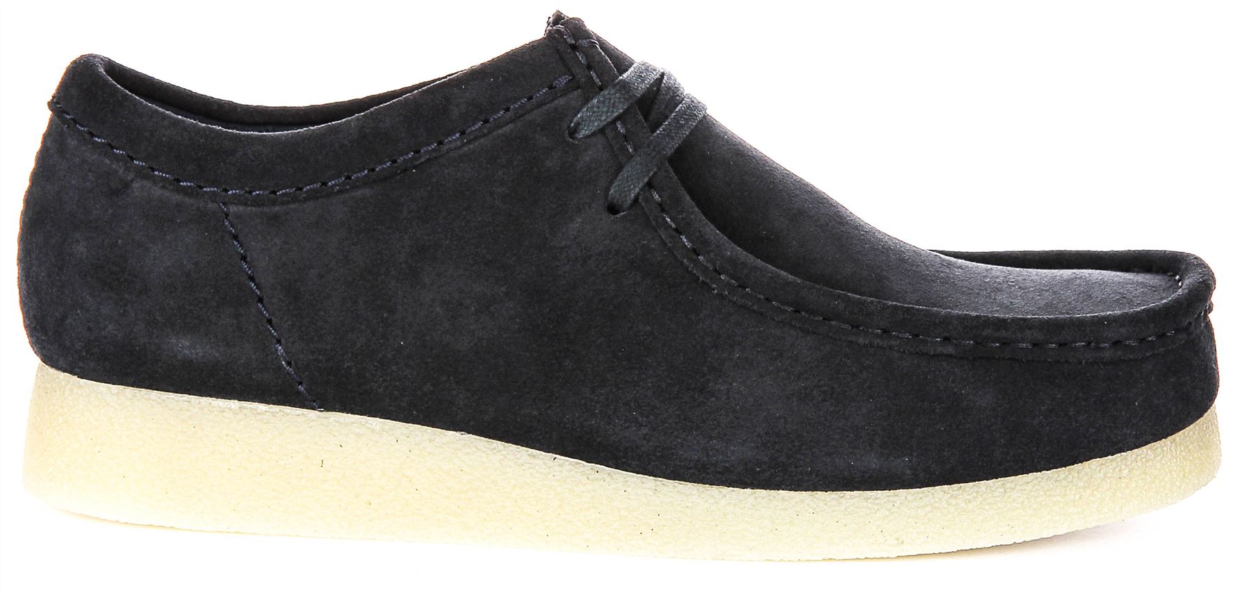 Clarks Wallabee Soft Suede Crepe Sole Chukka Mens Casual Shoe Black UK 7 - 12 - Picture 3 of 13