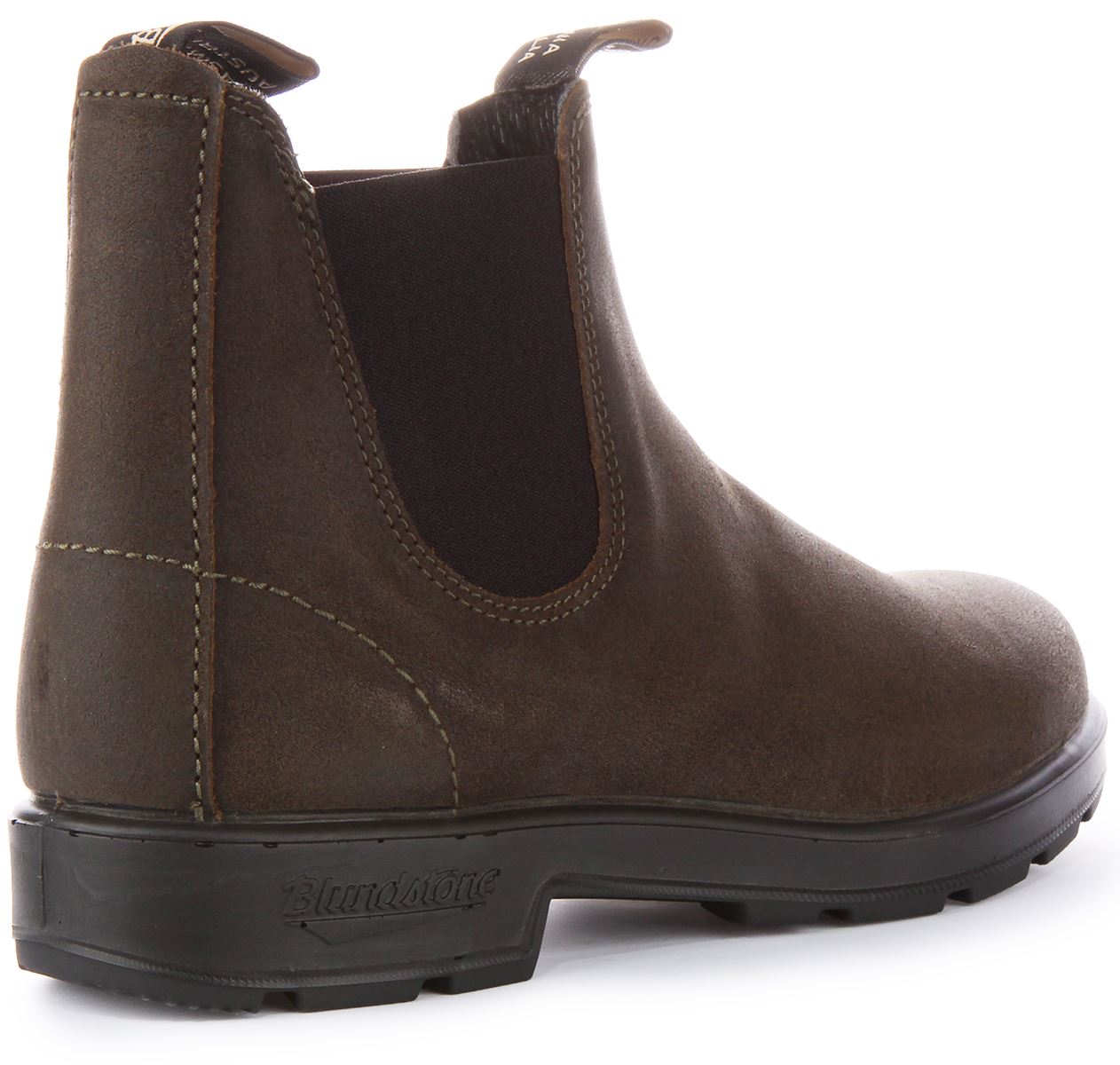 Blundstone 1615 Heritage Waxed Suede Water Repellence Boot Olive UK 3 - 8