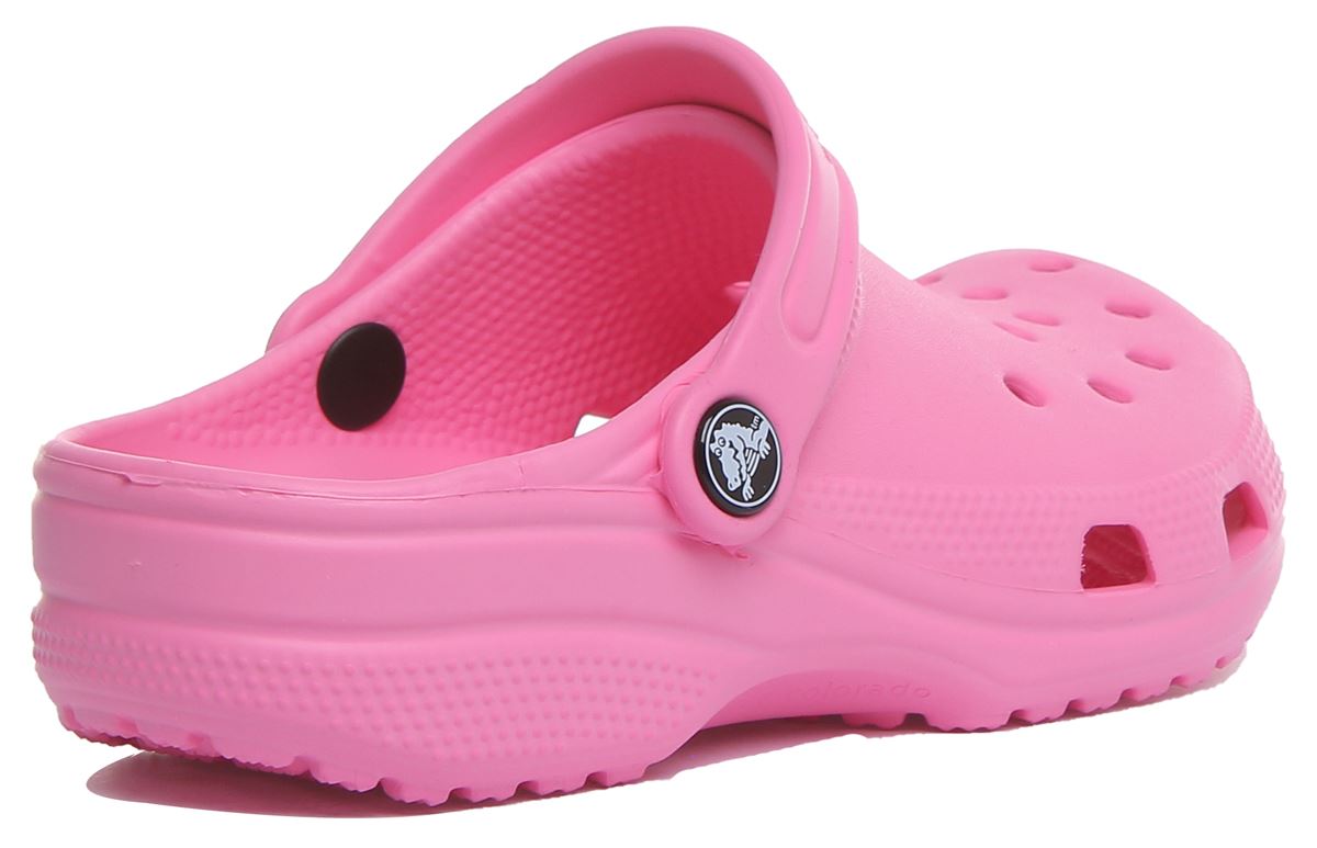 Sandalia Crocs Clásica Niños/Juniors Correa Trasera en Varios Colores Talla UK 1-13 - Imagen 28 de 49