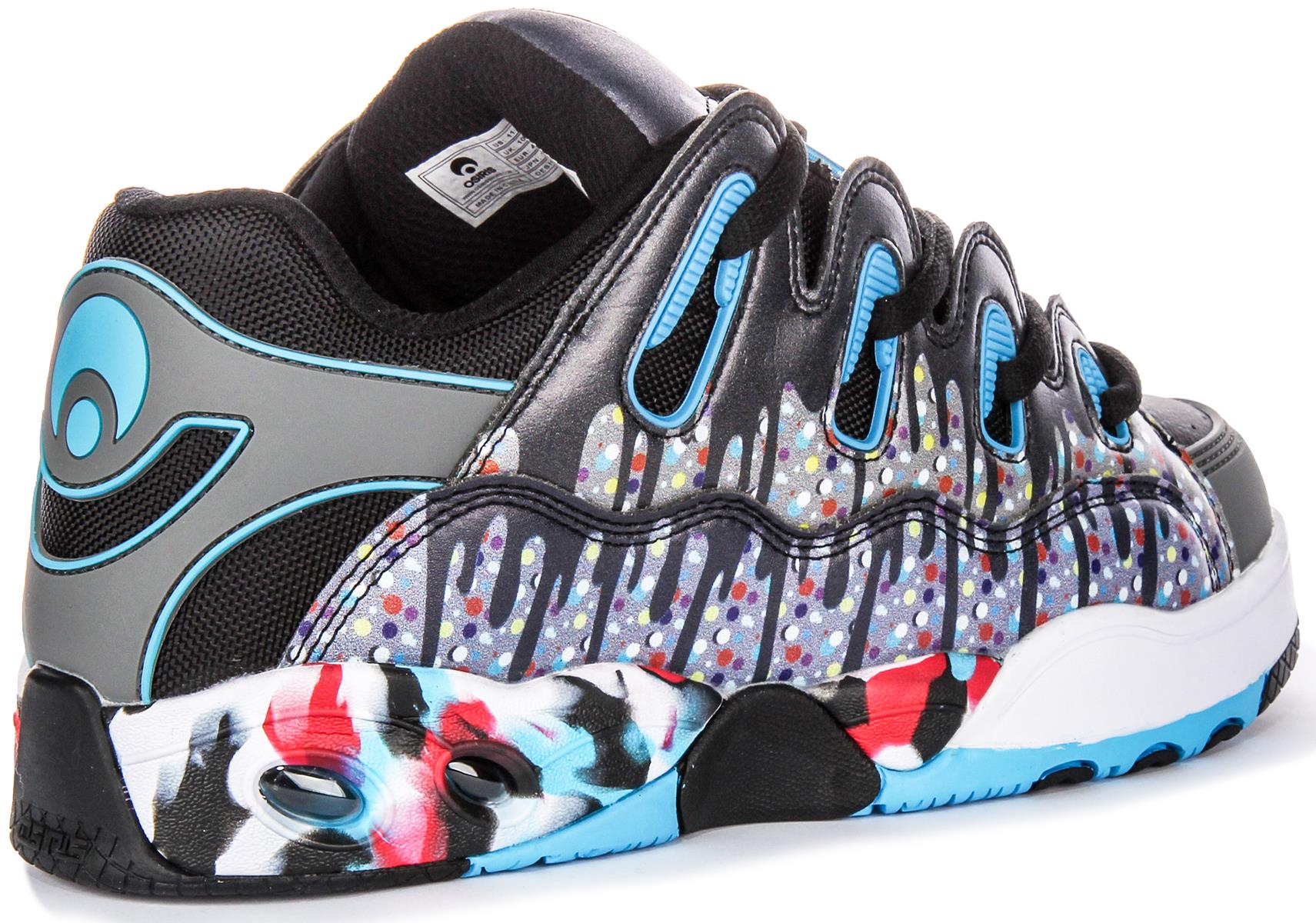 Osiris D3 OG Vulcan Cupsole Midsole Skate Mens Sneakers Blue Multi