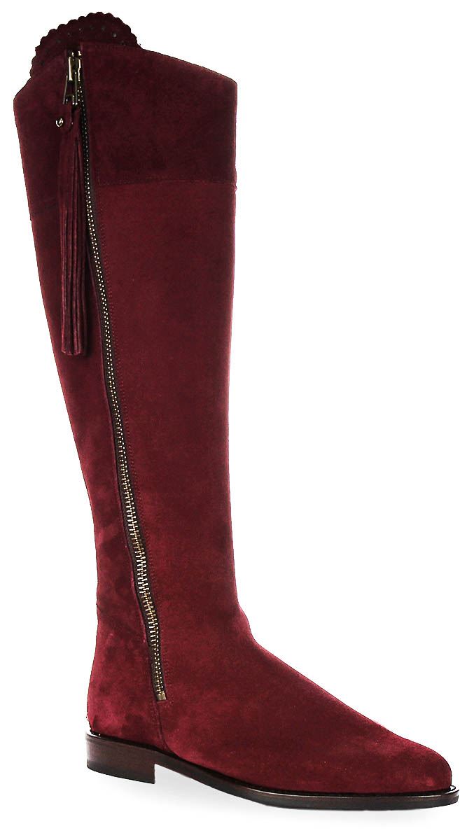 Justinreess England Valentina Sporty Tall Tassel Womens Boot Navy US 5 - 11 - Picture 19 of 37