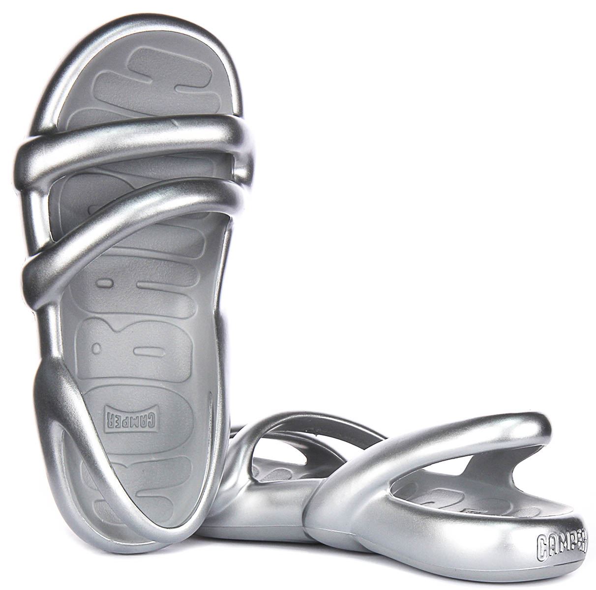 Camper Kobarah Flat Endless Flux Rubber Womens Sandal In Camper Kobarah Flat Endless Flux Rubber Womens Sandal In