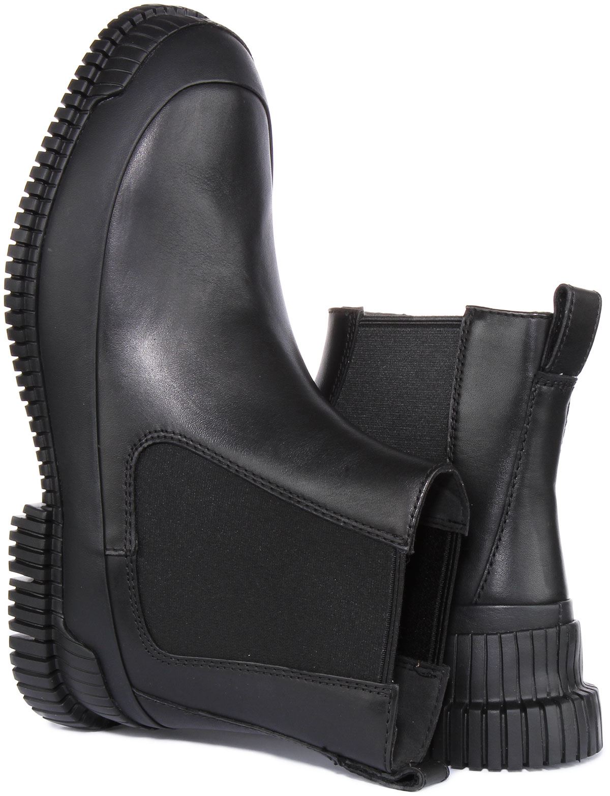 Camper Pix Chelsea Boots Mens EU 45 US 11.5 Black Premium Leather Chunky Pull On Amazon.com | Camper Men main image 2