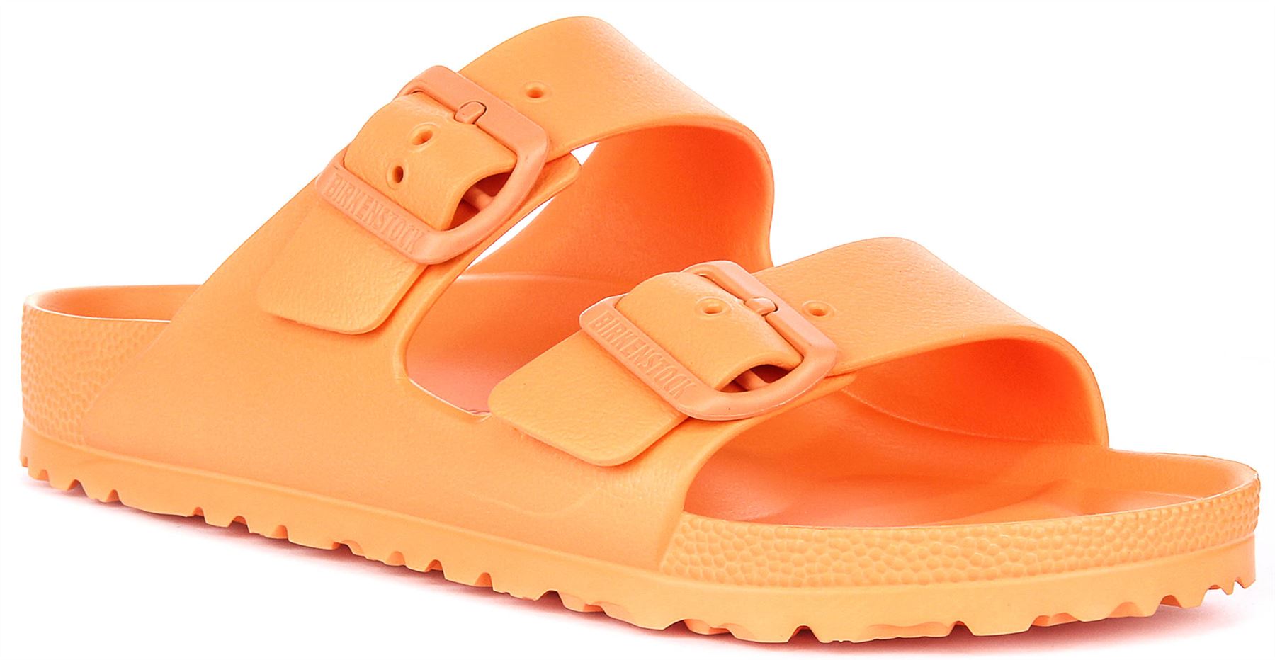 Birkenstock Arizona Eva Slide Narrow 2 Buckle Strap Womens Sandal Pink UK 3 - 8 - Picture 2 of 25