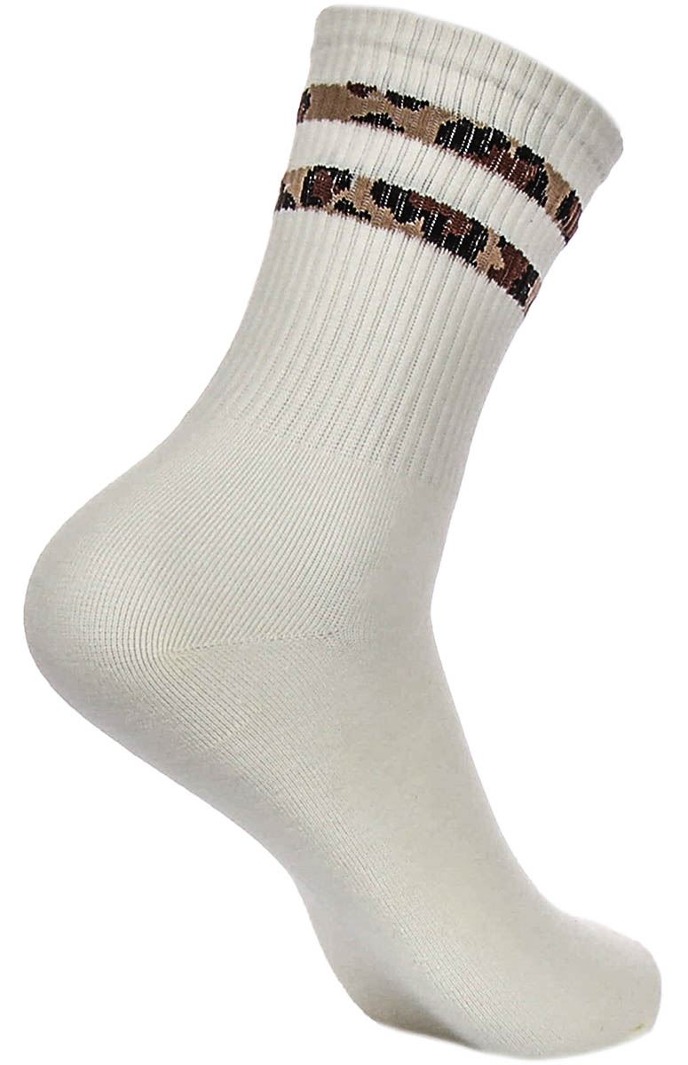 Justinreess England 2P Stripe Cotton Wear Womens Socks In White Black One Size - Picture 10 of 37