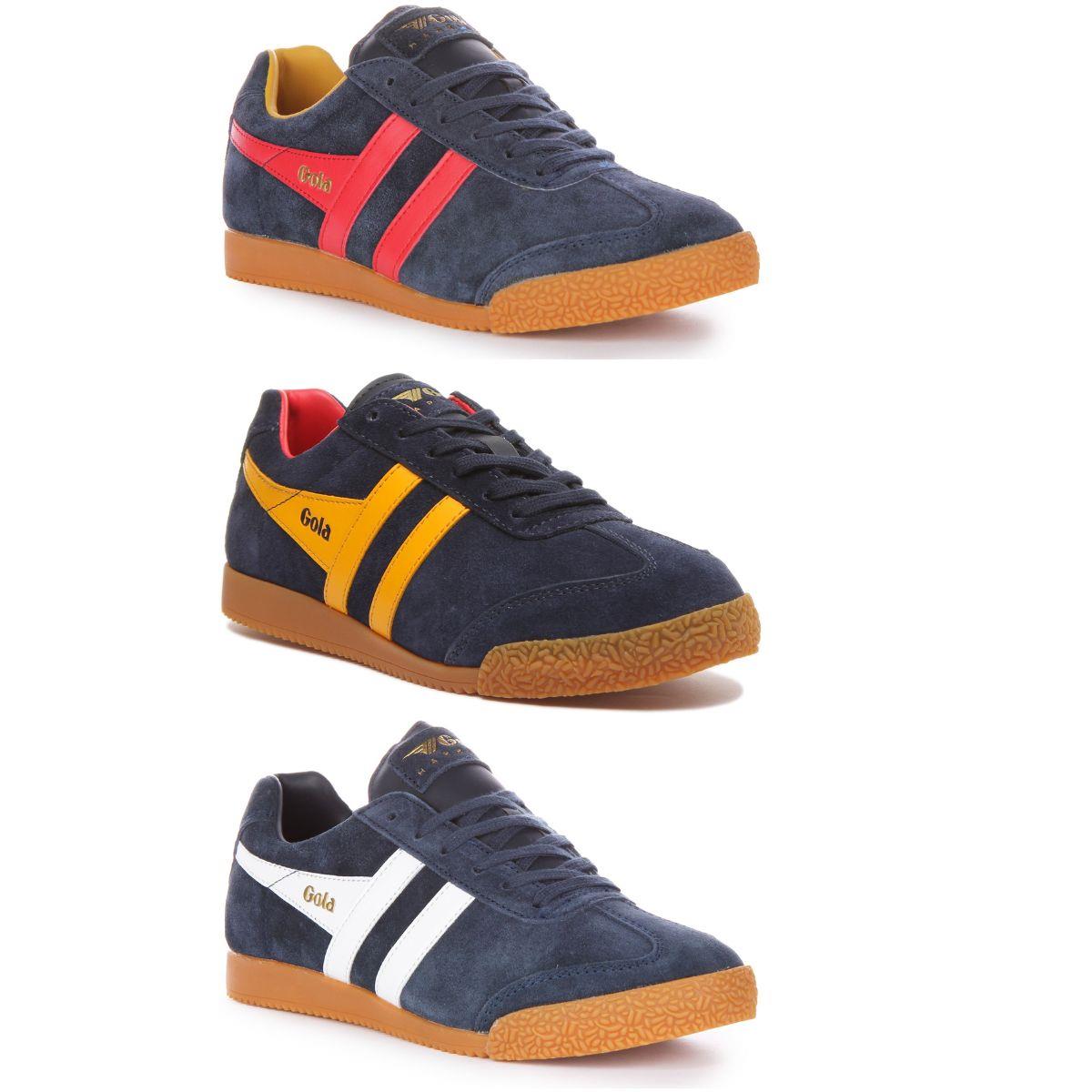 Gola Classics Harrier Low Pro 1968 Retro Mens Sneaker Navy White Sz 11.5 Buy Gola mens Harrier navy/off white/orange sneakers online  main image 4