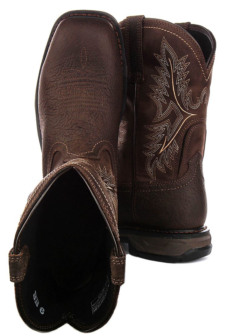 Ariat Workhog XT H2O Wide Square Toe Steel Toe Mens Boot Brown UK 7 - 12