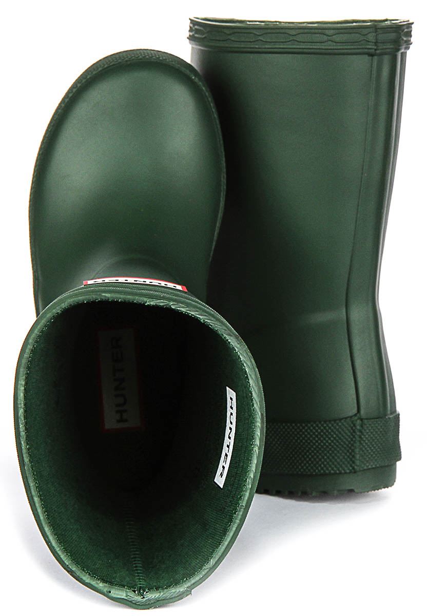 Hunter Kids First Gummistiefel Handarbeit Jungen Stiefel grün UK 1 - 13 - Bild 11 von 25