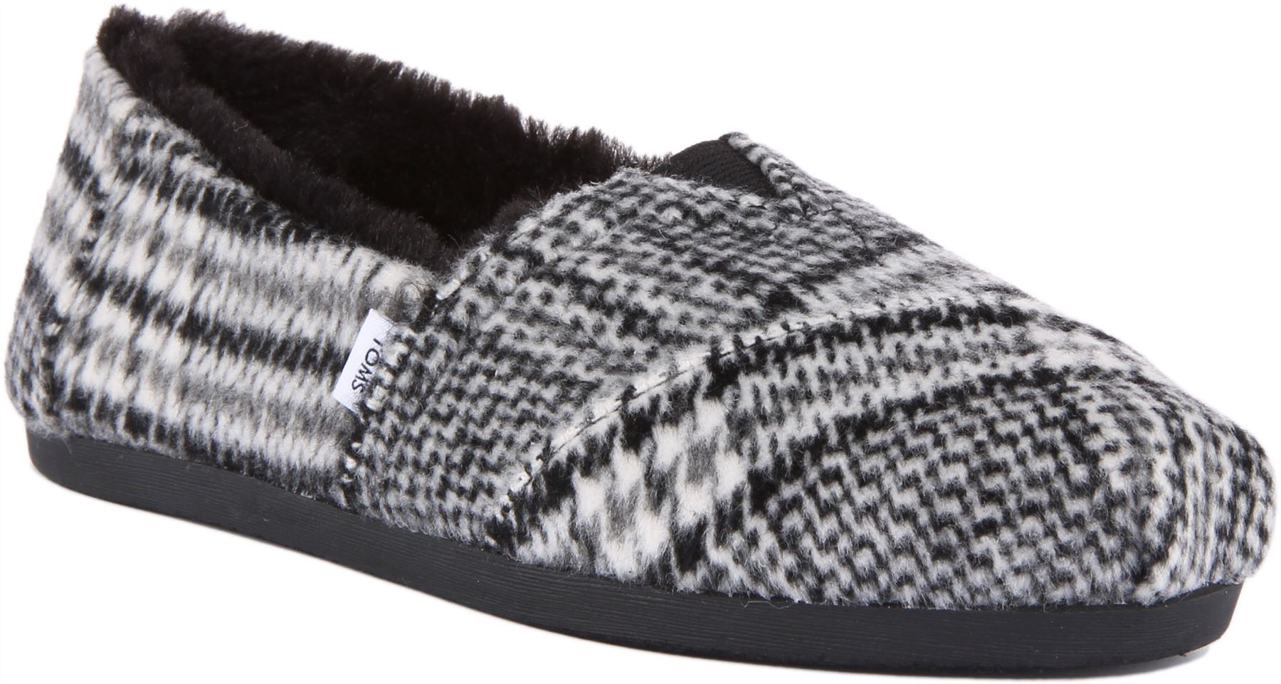Toms Alpargata Damen-Слиппер из плотного полотна schwarz grau Великобритания 38 5490₽