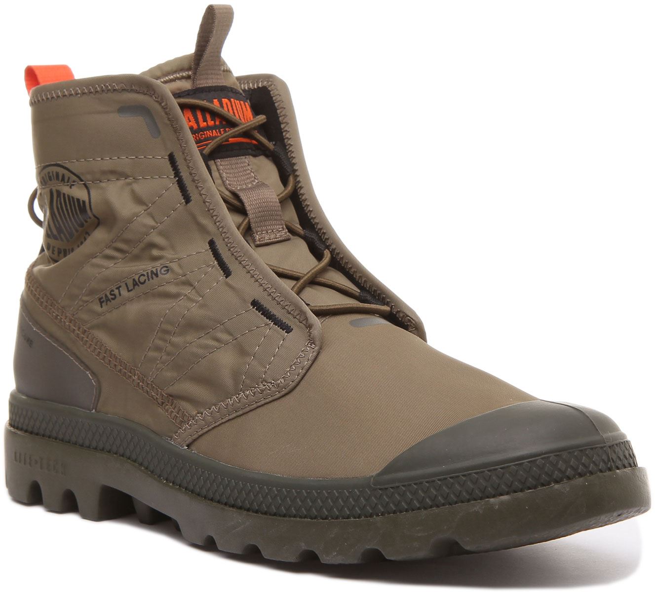 PALLADIUM PAMPA MENS Fast Lacing Hiking Ankle Boots In Green Size 7