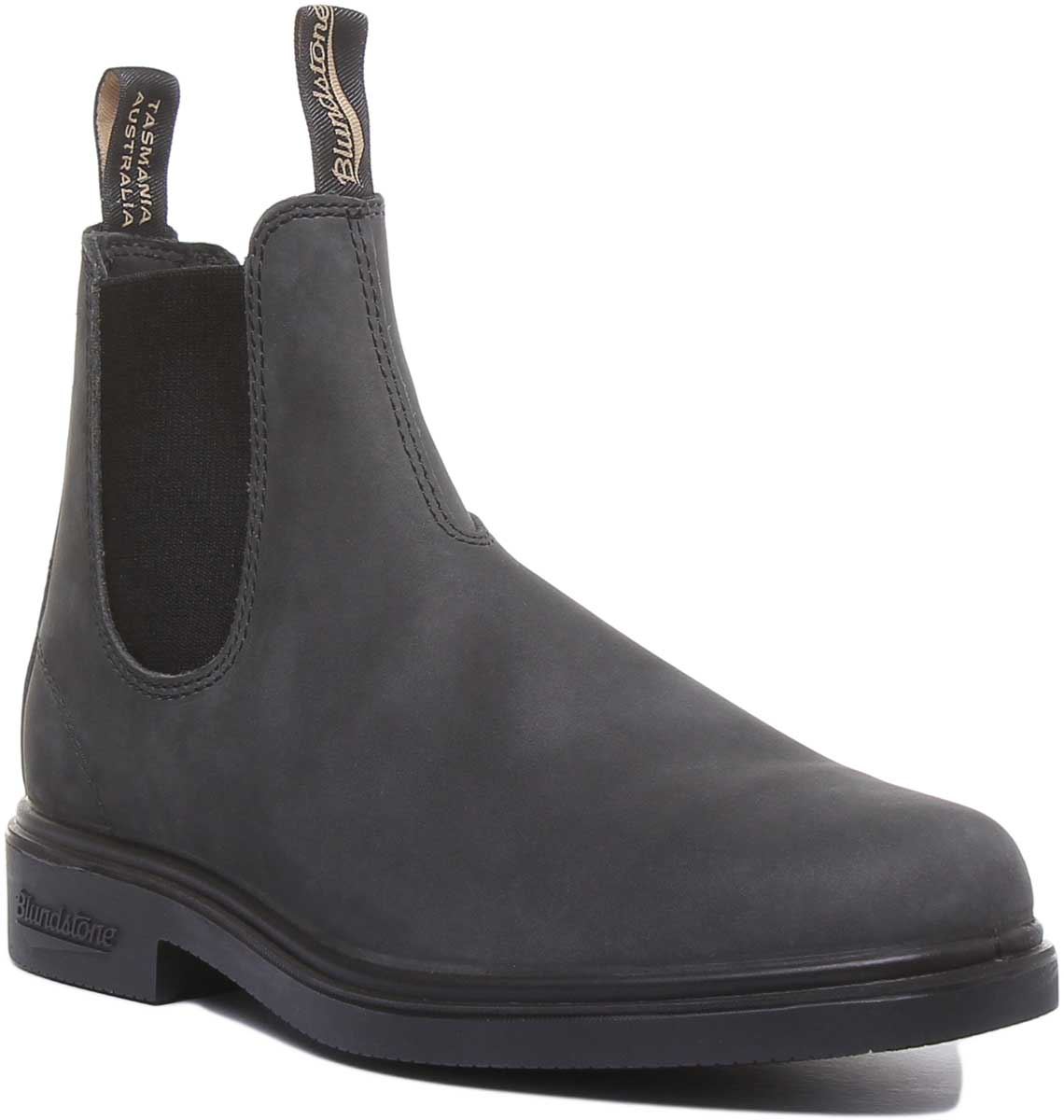 Blundstone 1308 Herren Leder Chelsea Stiefel in rustikal schwarz Größe UK 7 - 12 - Bild 7 von 12