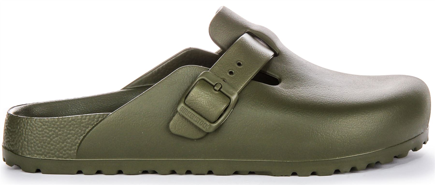 Birkenstock Slider Boston Eva Womens Sandal Khaki UK 3 - 8 - Picture 3 of 13