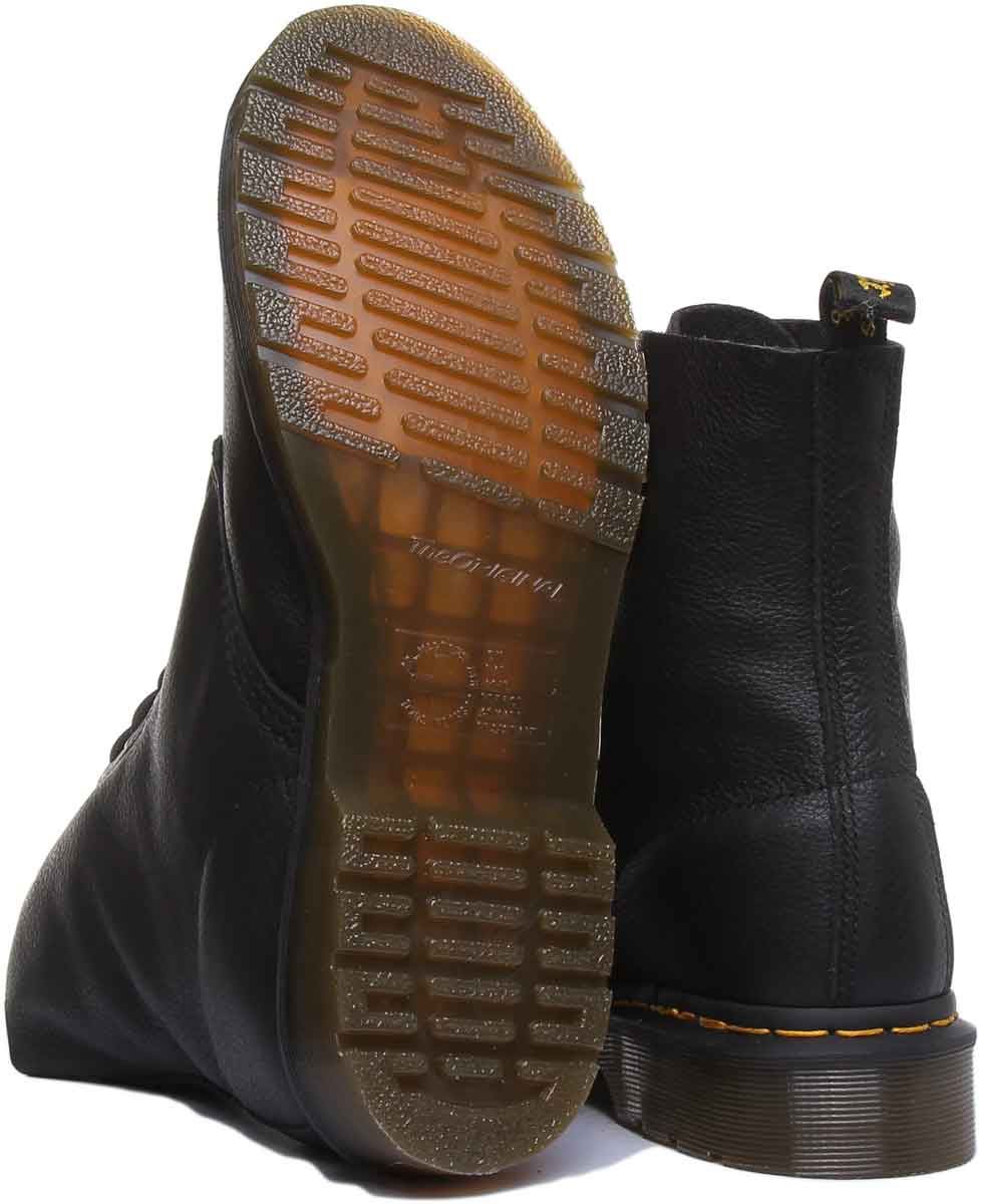 Dr. Martens Pascal Virginia Damen 8-Loch-Lederstiefel in Schwarz Größe UK 3 – 8 - Bild 10 von 12