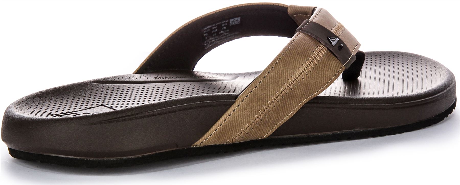 Sandalo Reef Cushion Phantom Superior Memory da uomo marrone chiaro US 6-13 - Foto 10 di 13