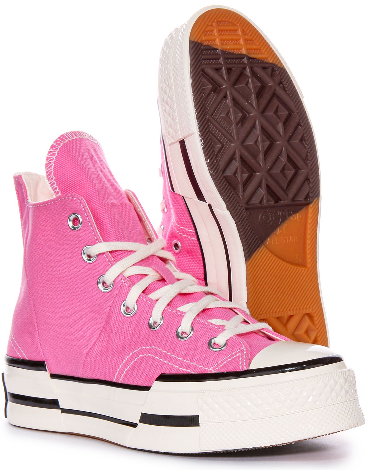 Converse A05466C Chuck 70 Plus Hi Top Plateau Unisex Sneaker Pink US 5-13 - Bild 12 von 19