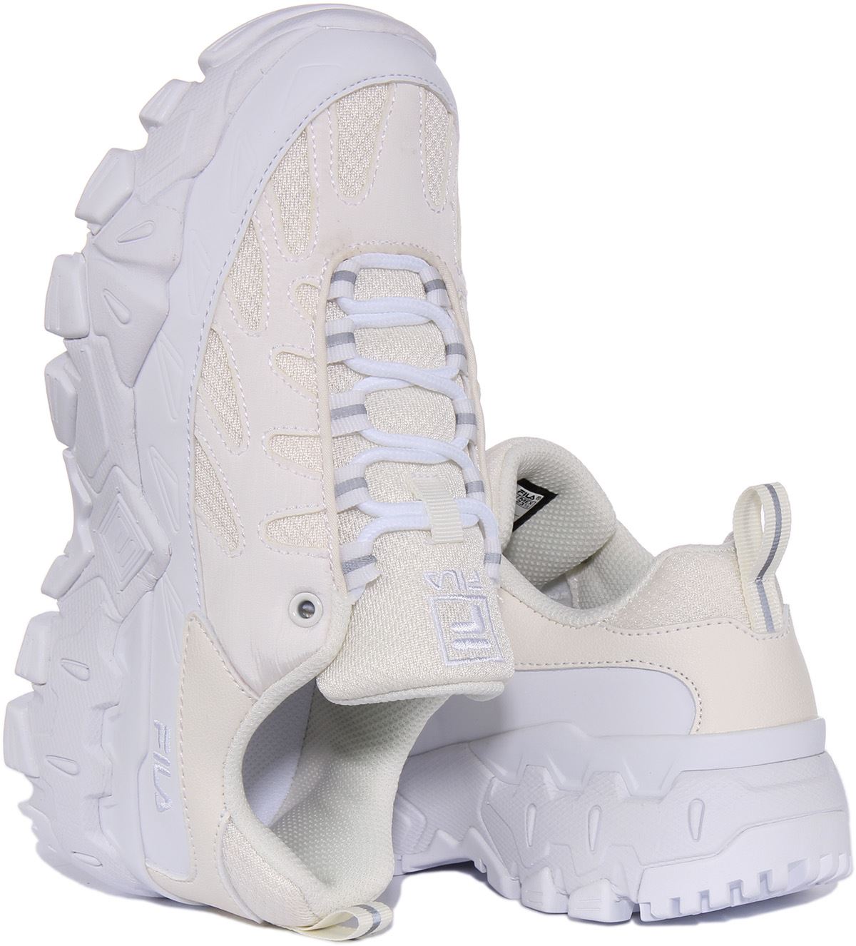 FILA★RAID LOW 2000★レトロ★厚底★兼用 Fila Raid Low 2000 Chucky Lace Up Platform Sneakers White US