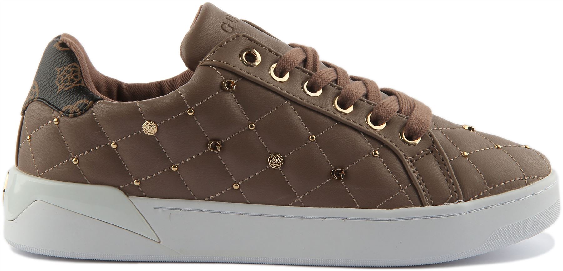 Guess Reea Womens Lace Up Low Cut Casual Sneakers Size US 5 - 11