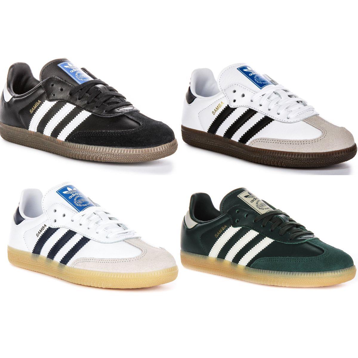 adidas gazelle silver green womens Adidas Originals SAMBA OG Samba ID2056 navy Sneakers Shoes Men Women main image 1