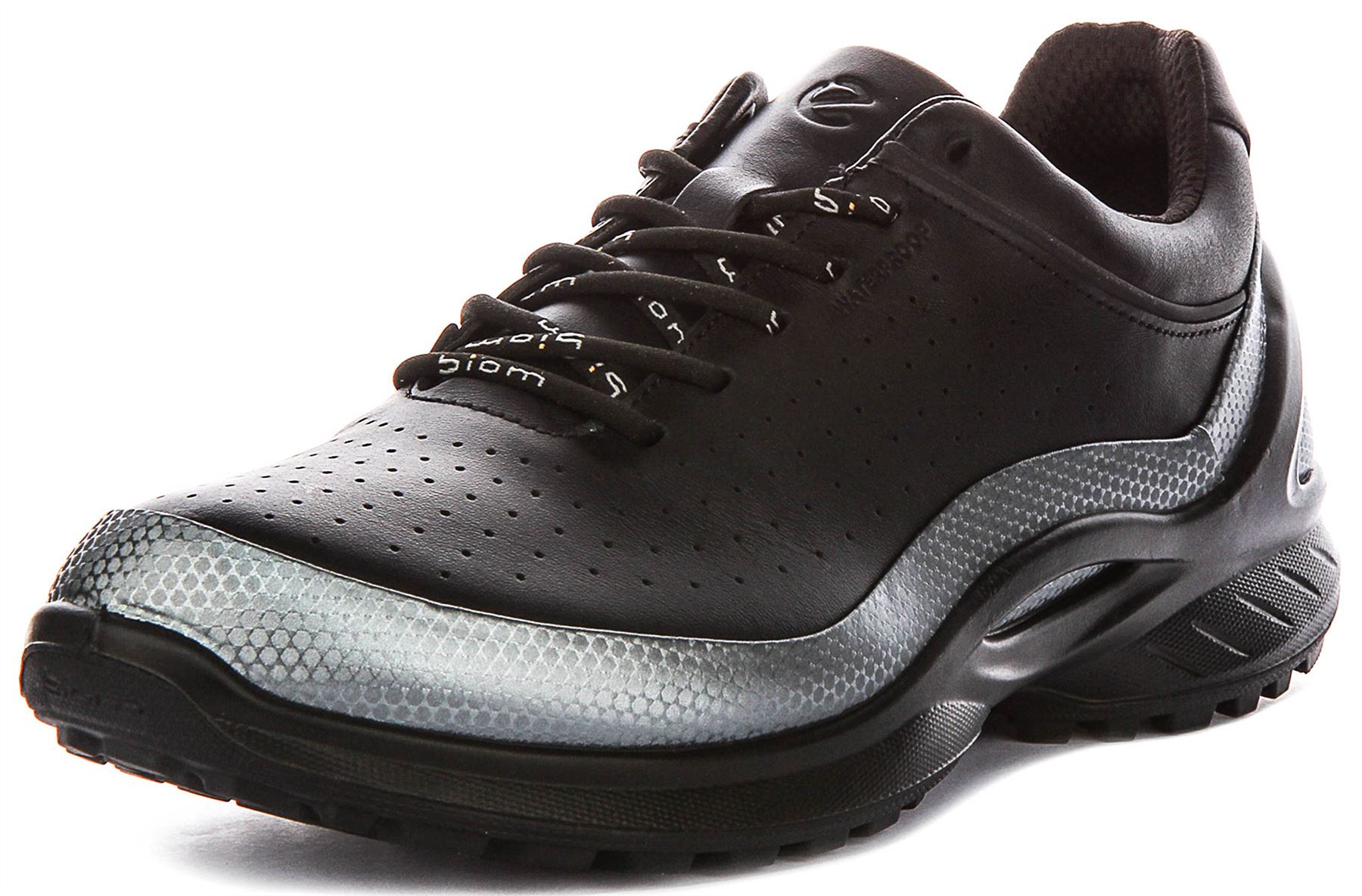Ecco Biom Energi M Outdoor Lace Up Mens Trainer In Black Silver UK 7 - 12