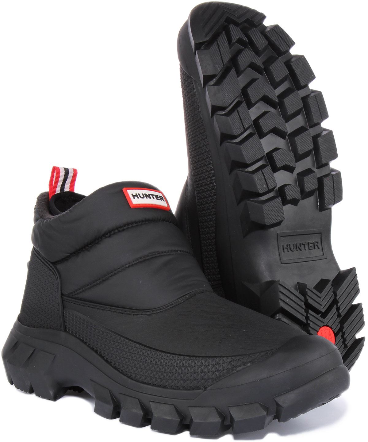 Hunter Intrepid Insulated Nylon Ankle Snow Boot Black US 8- 13 | eBay