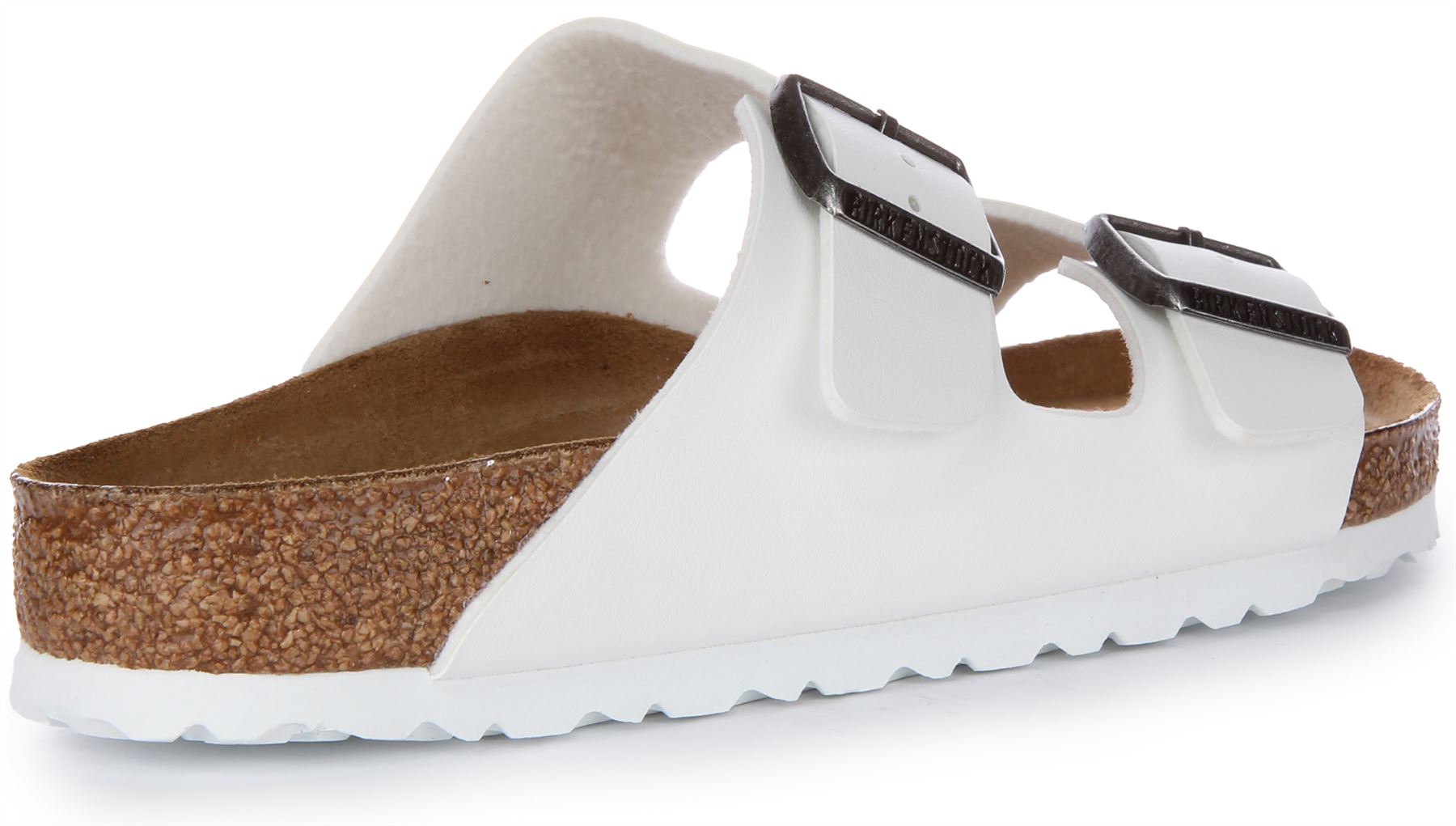 Birkenstock Arizona BF Slide 2 Buckle Strap Anatomic Sandal White UK 3.5 - 9.5 - Picture 9 of 12