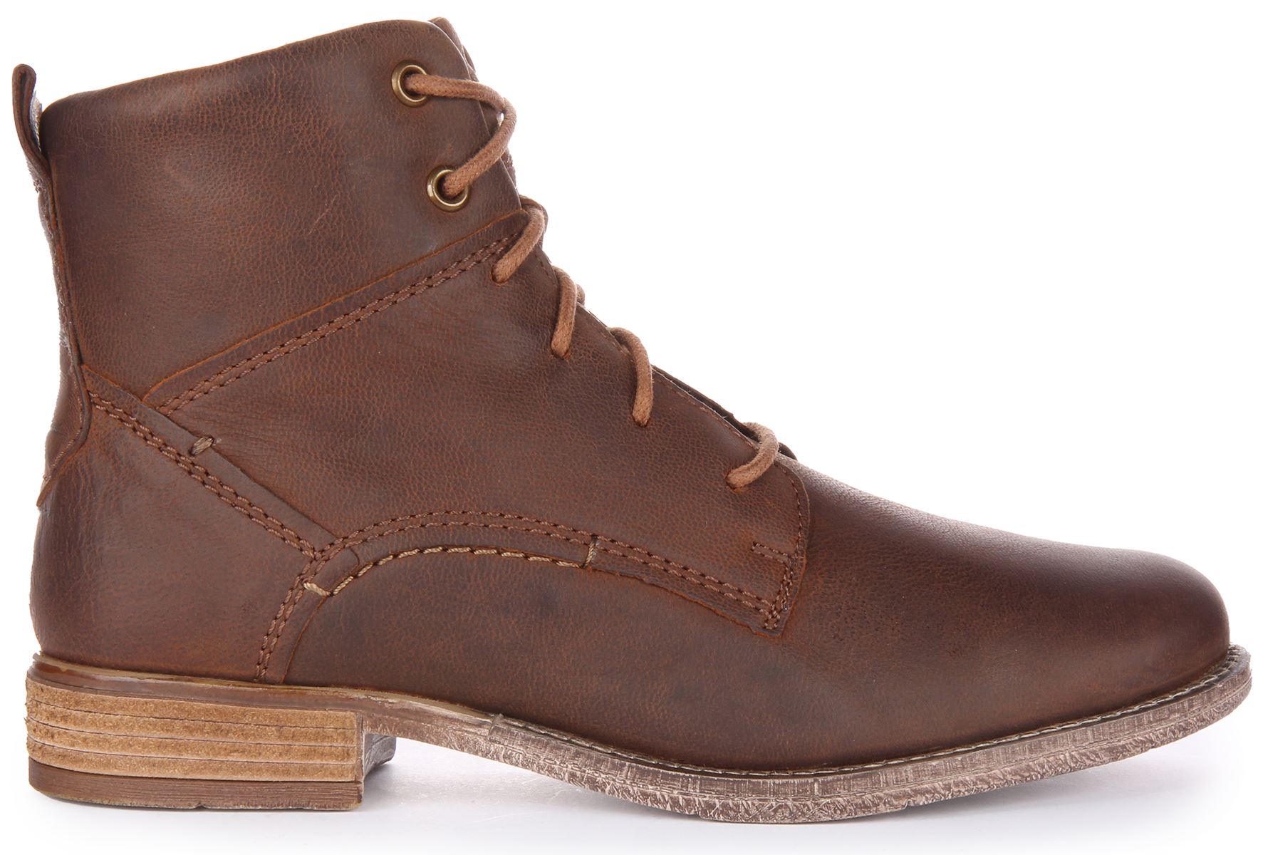 Josef Seibel Sienna 17 Women\'s Lace-Up Leather Ankle Boot Brown Size 37 US 7 Josef Seibel Sienna 17 Forest Womens Ankle Boots | Rogerson  main image 2