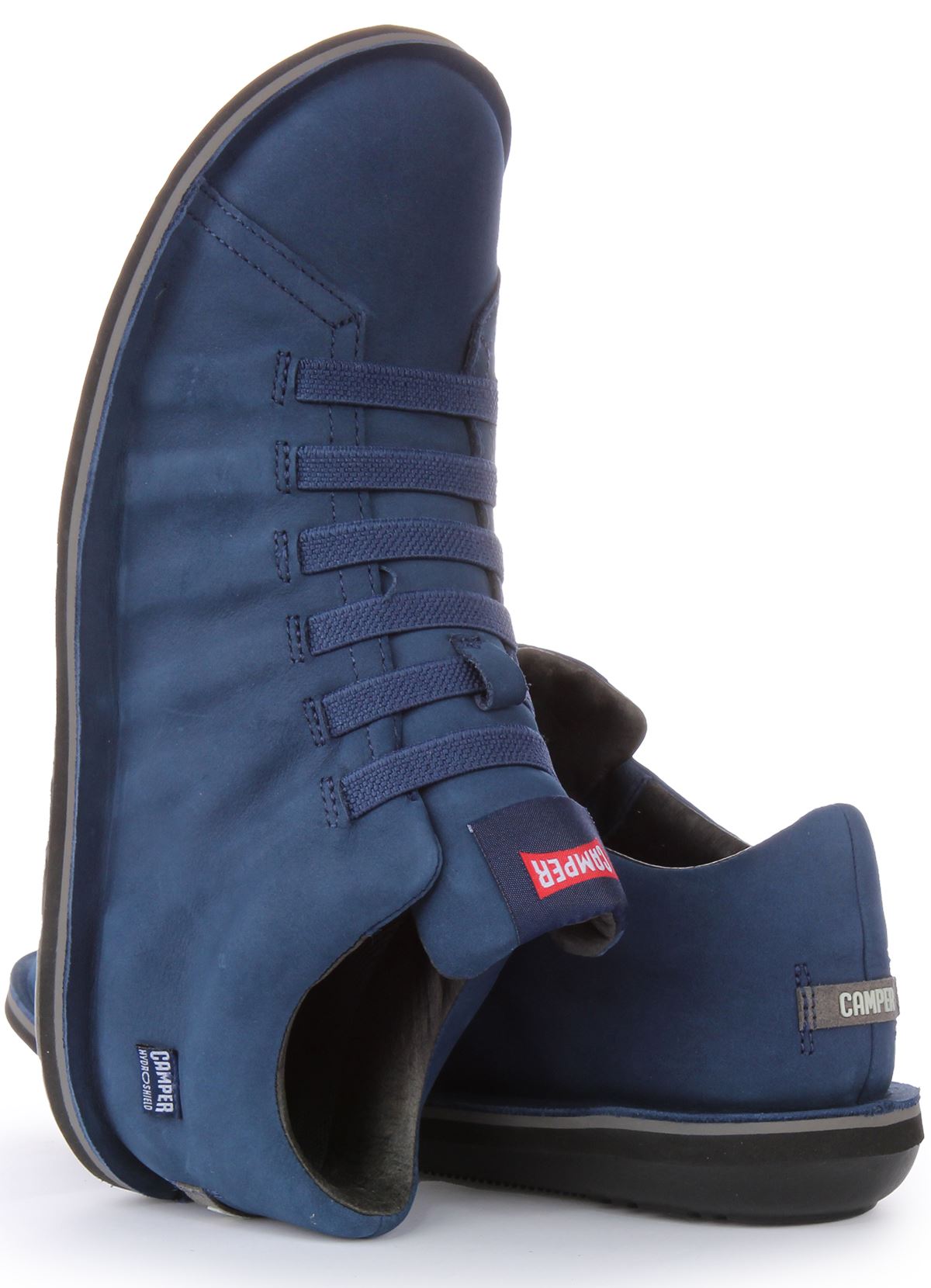 Size 9 - Camper Men\'s Beetle Blue Suede Oxford Slip On Shoes 36791 - 073 Camper BEETLE Sneakers in blue buy online main image 3