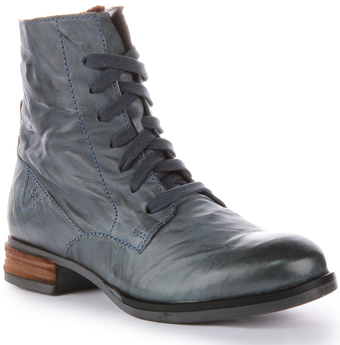 Josef Seibel Sanja 01 Womens Lace Up Leather Ankle Boots In Olive Size UK 3 - 8 - Picture 14 of 19