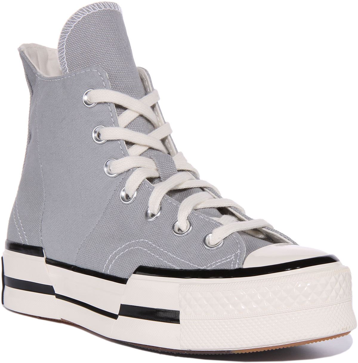 Converse A00741C Chuck 70 Plus Unisex High Top Sneakers In Grey US