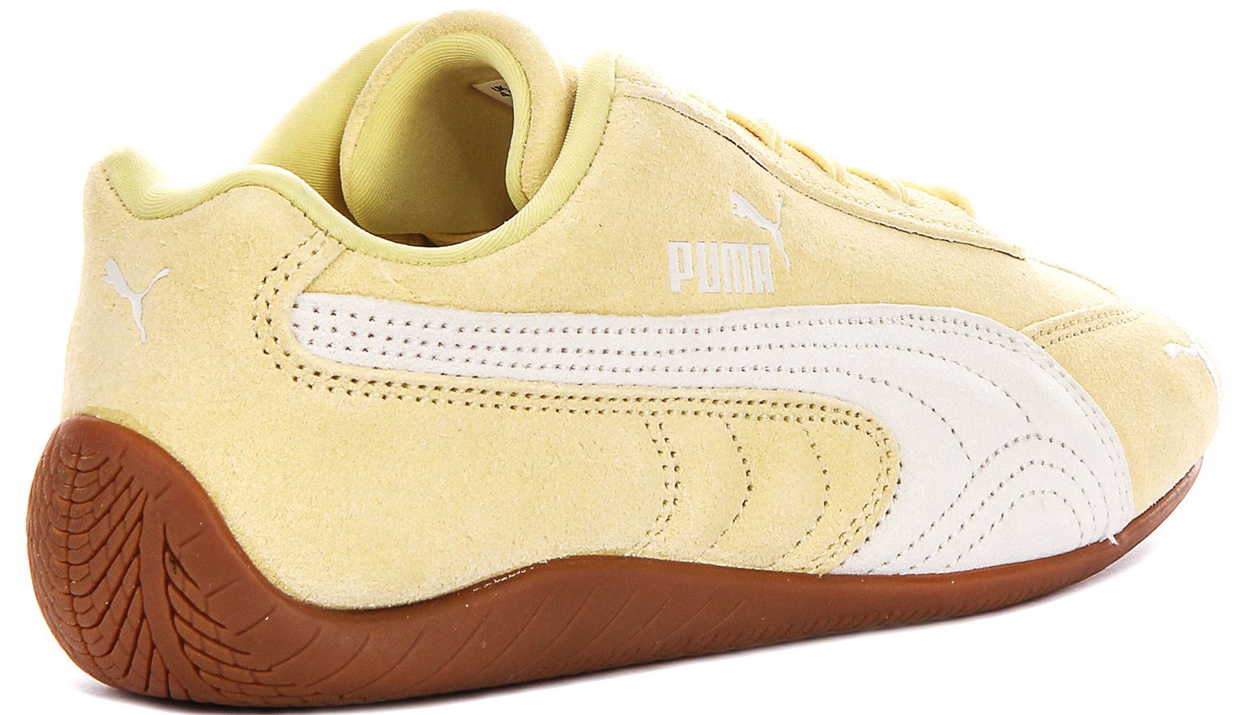 Puma Speedcat Og Racetrack Ins Street Low Womens Trainer Yellow UK 3 - 8