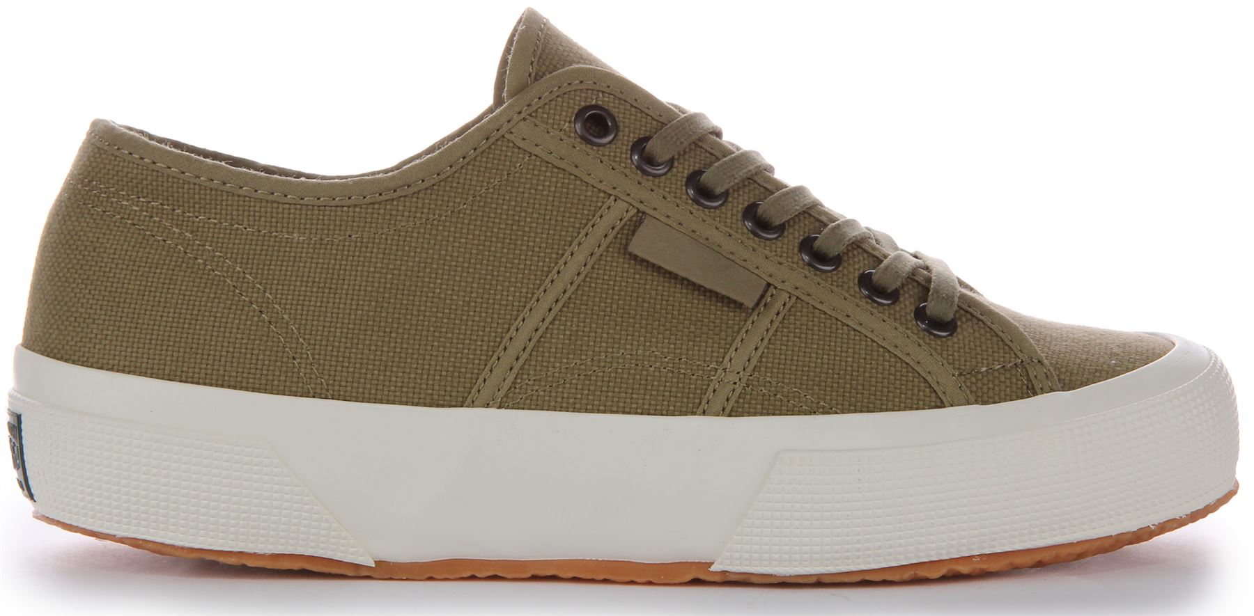 Superga 2706 OG Ergonomic Insole Low Cut Cotton Shoe Olive Green Mens UK 7 - 11